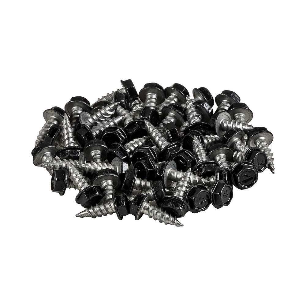 50 Count - 1/2" Black Self Tapping Screws